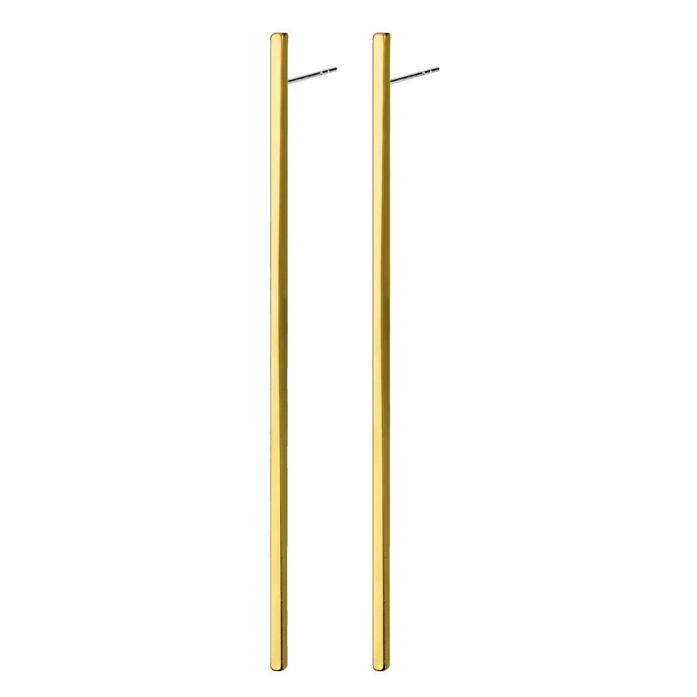 Stud earring rod gold