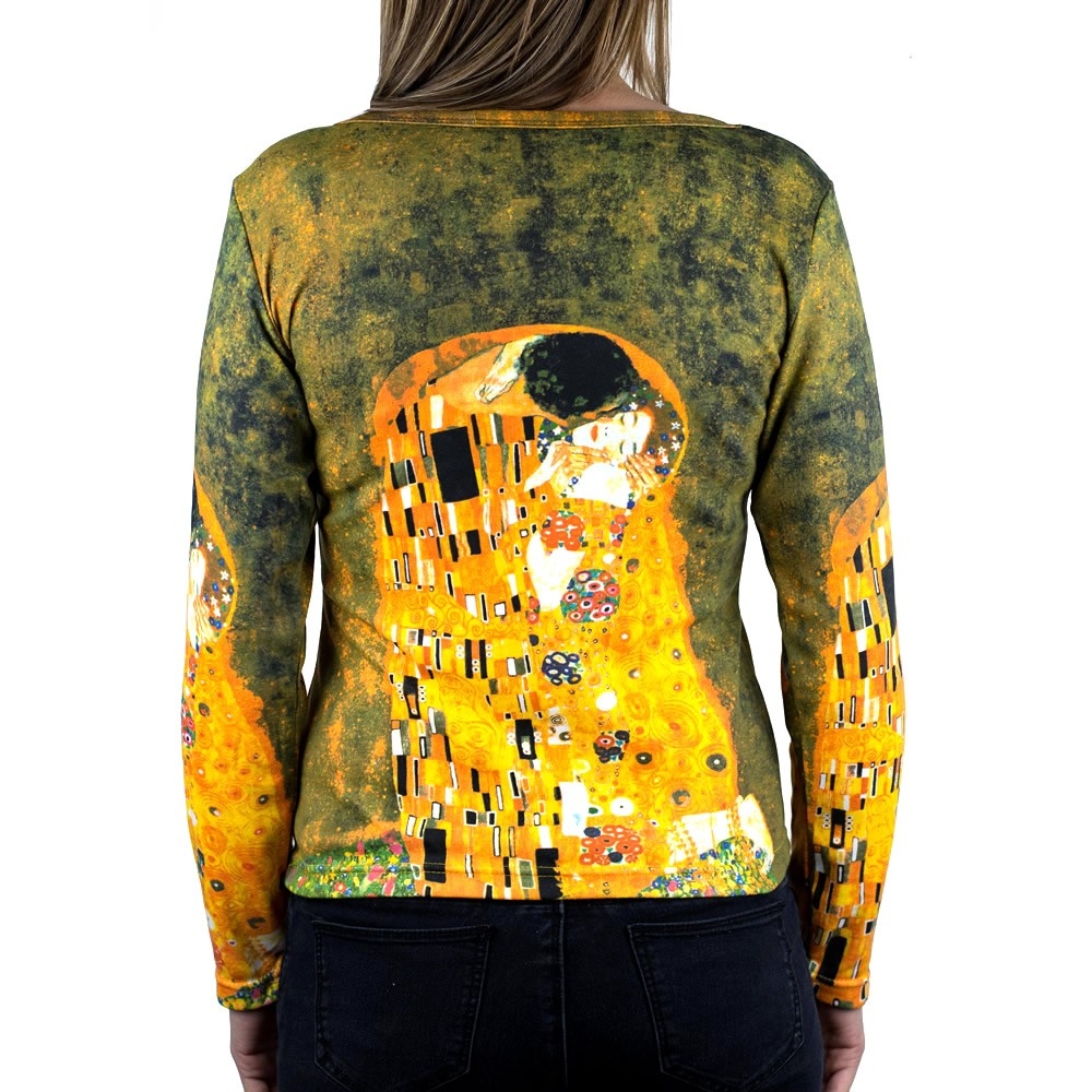 Clothes the kiss Klimt long sleeve t-shirt - Image 2