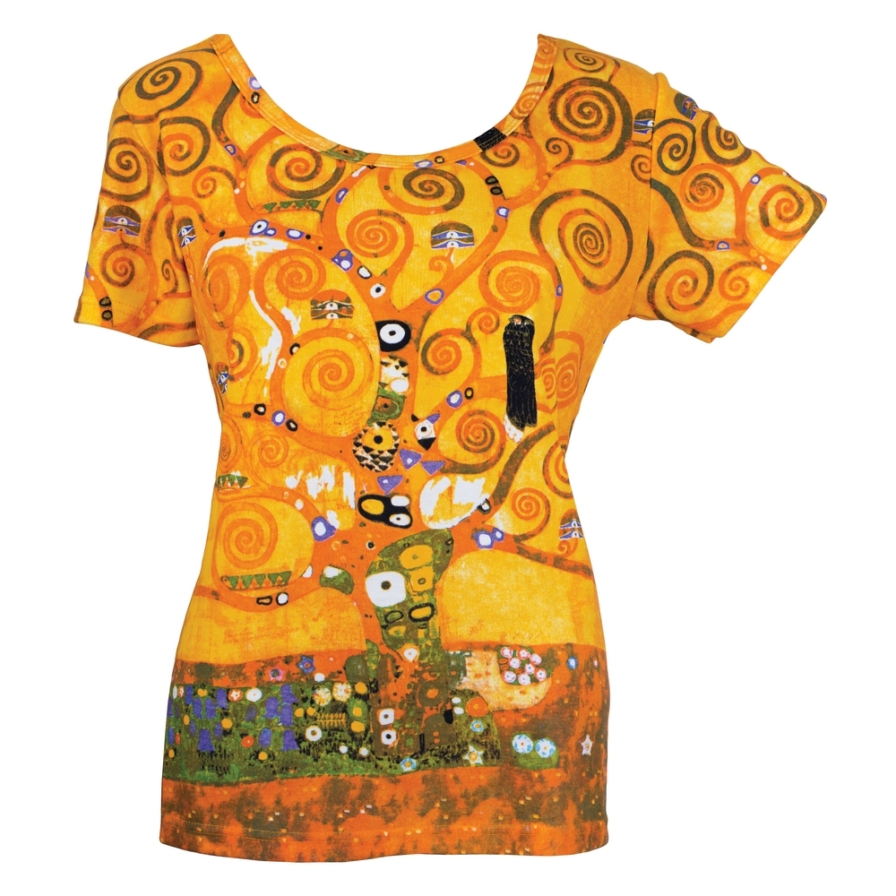 Clothes tree of life Klimt short sleeve large
