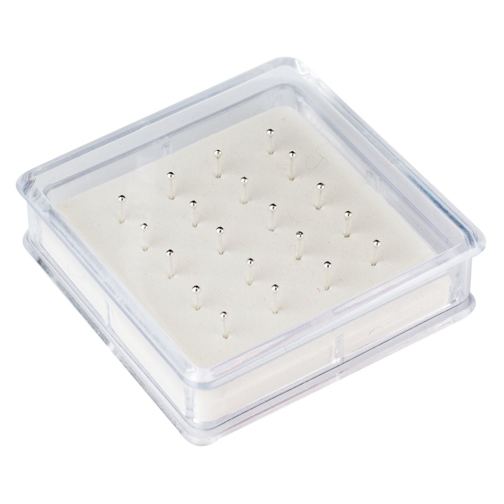 Nose stud 925 silver tiny round silver