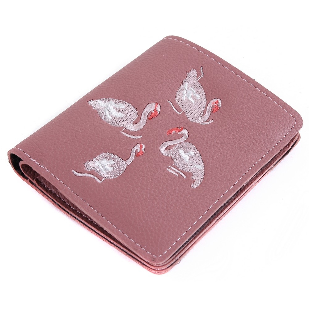 Folding wallet flamingo