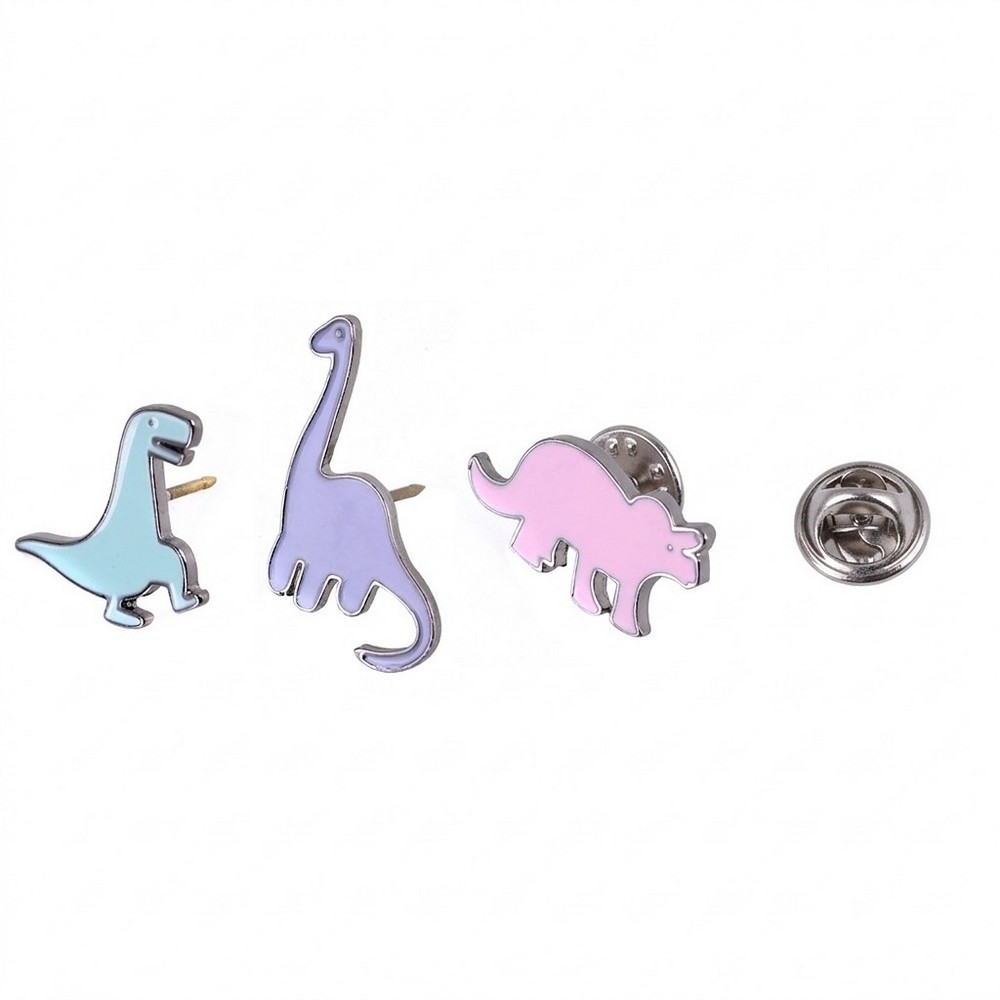 Brooch dinosaur set of three