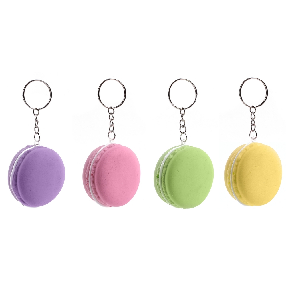Keyring stress ball macaron