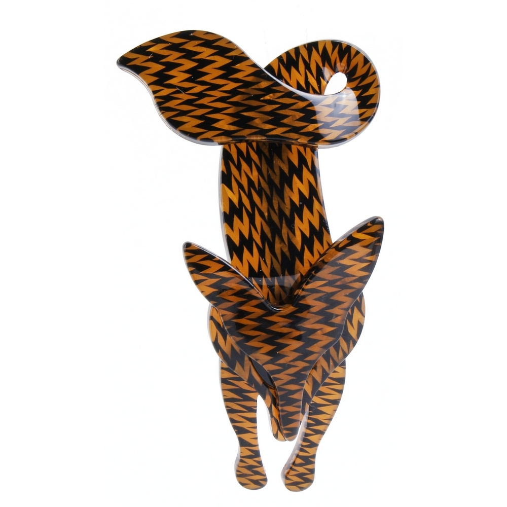 Brooch acrylic fabulous fox