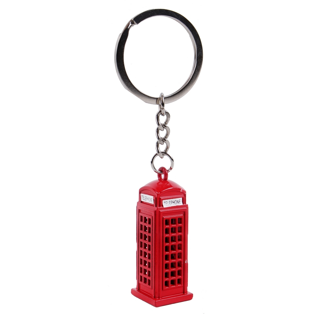 Keyring red K6 phone box red