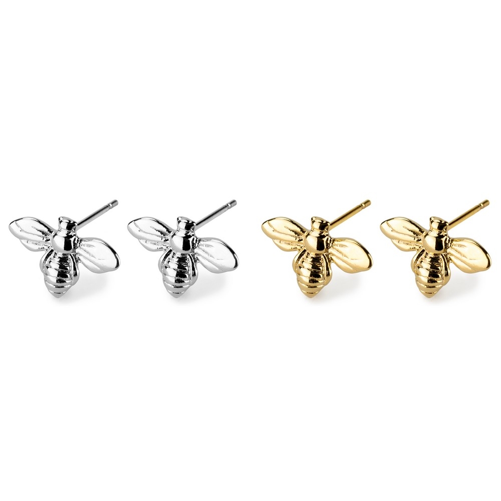 Stud earring dainty bee
