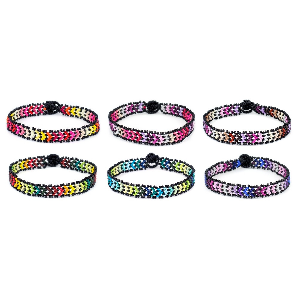 Bracelet bead single line arrow