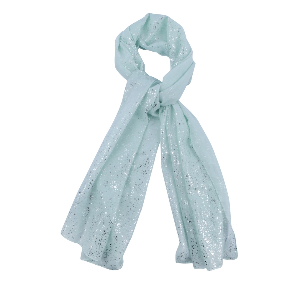 Scarf ombre sparkle green
