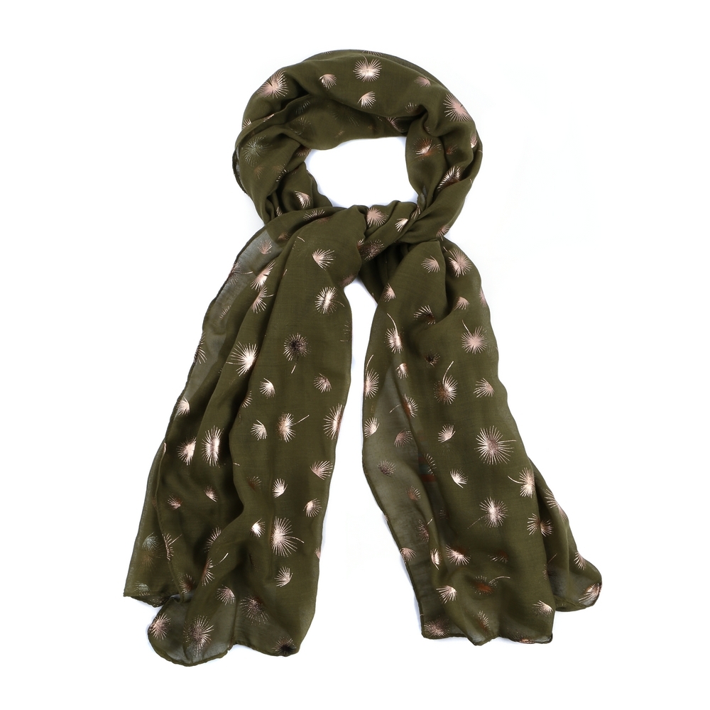 Scarf dandelion green