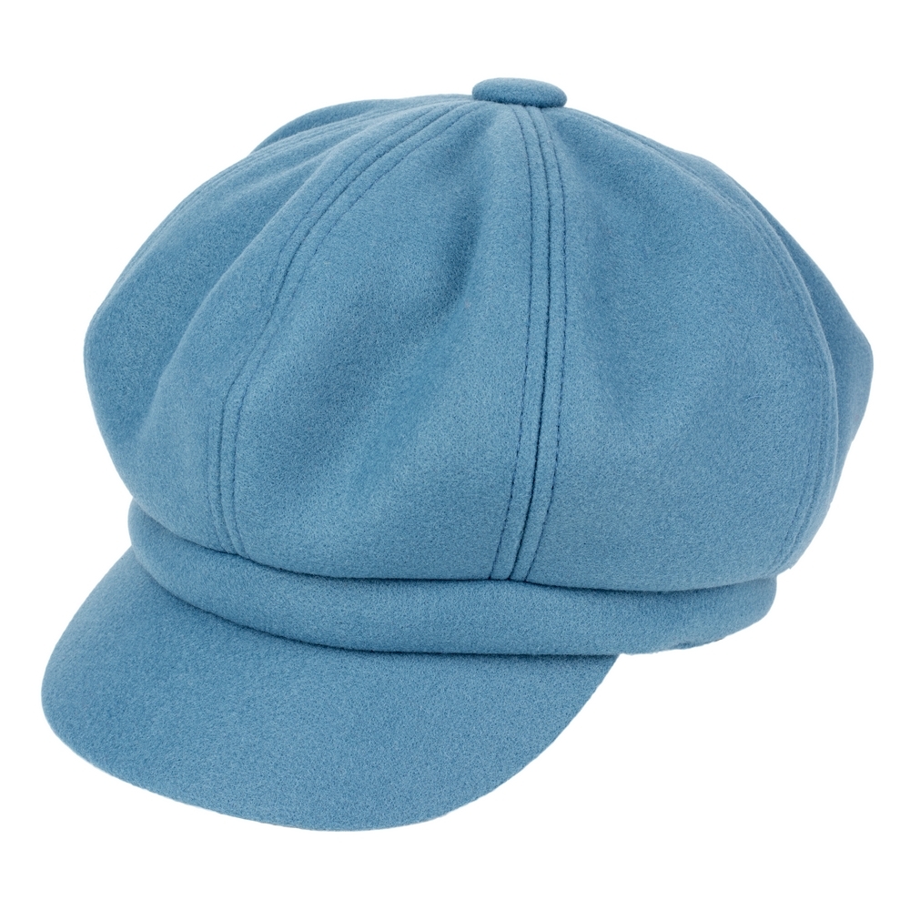 Hat felt baker boy blue