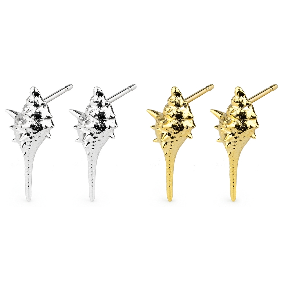 Stud earring seashell