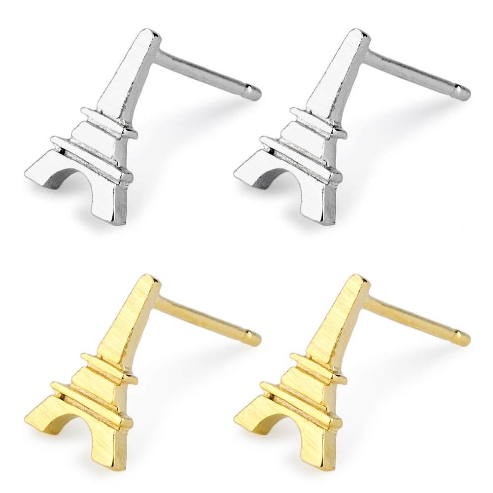 Stud earring eiffel tower