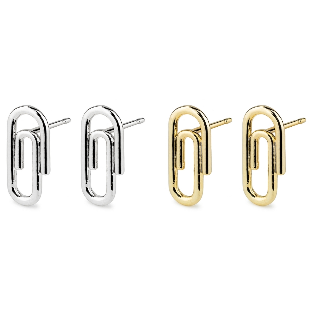 Stud earring paperclip