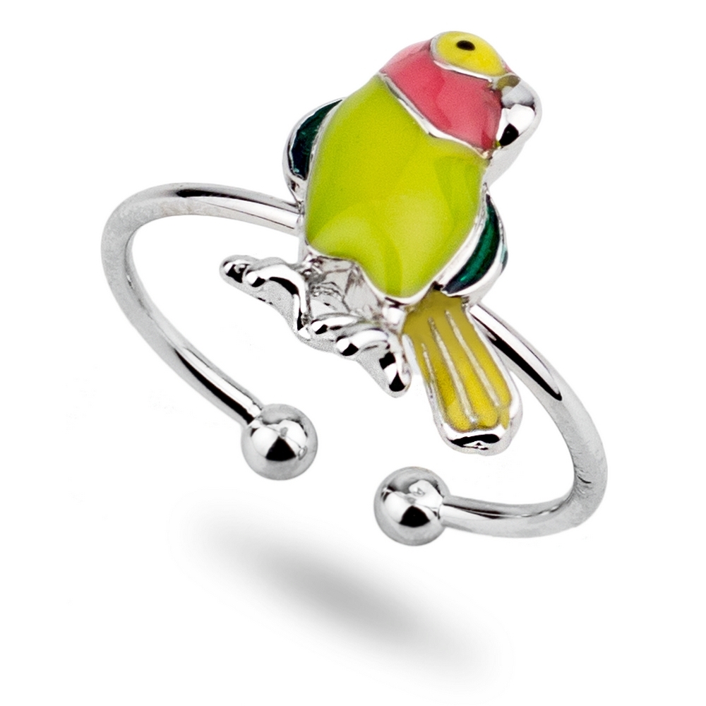 Ring enamel parrot