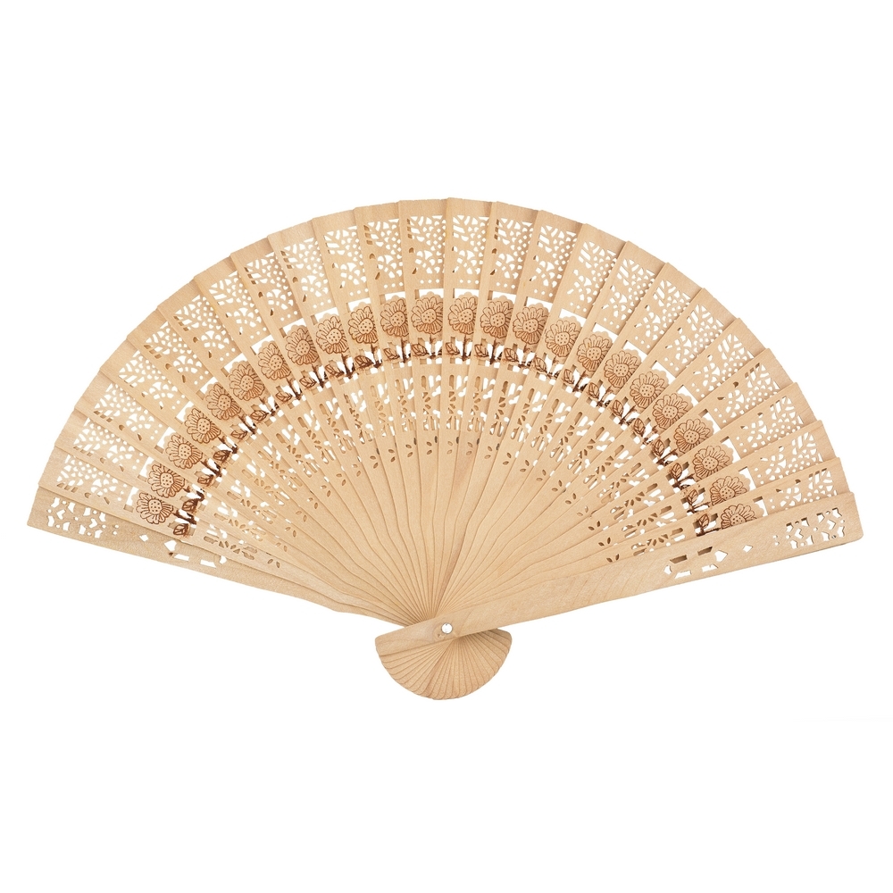 Fan wood Kyoto inspired natural