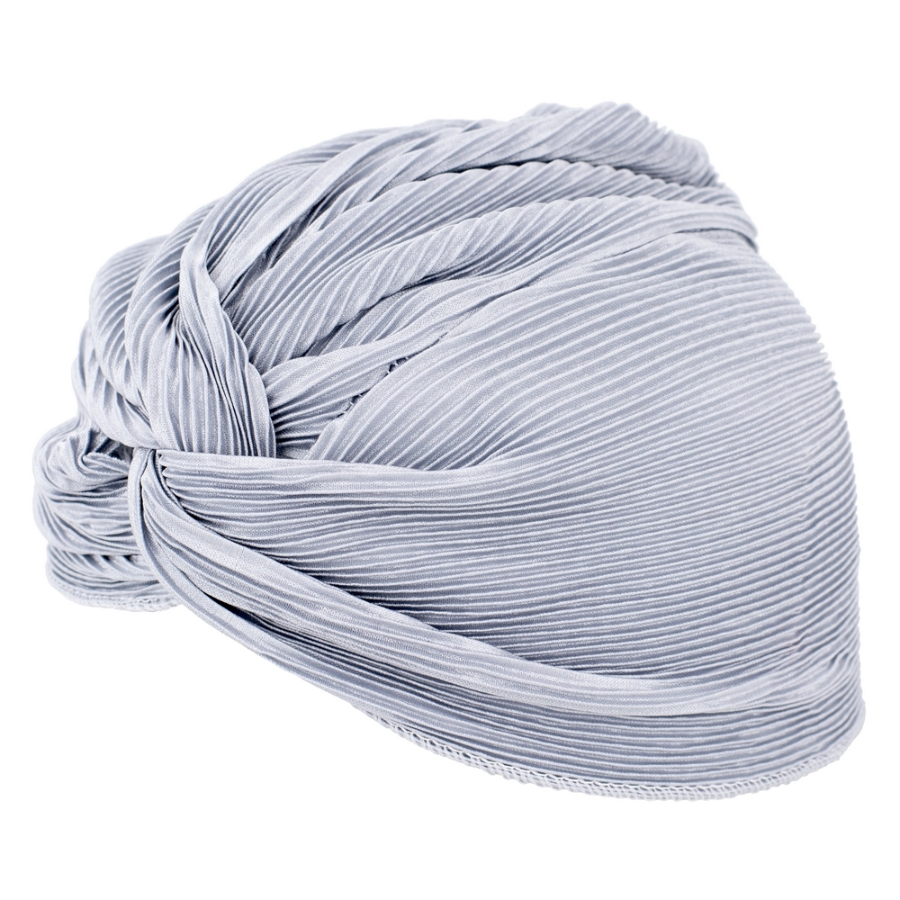 Hat ribbed twist silver