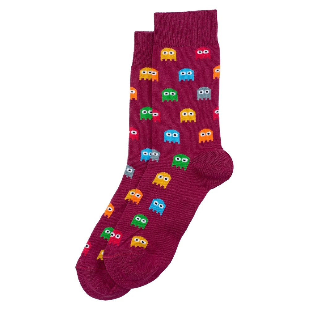 Socks cotton gents arcade ghost burgundy