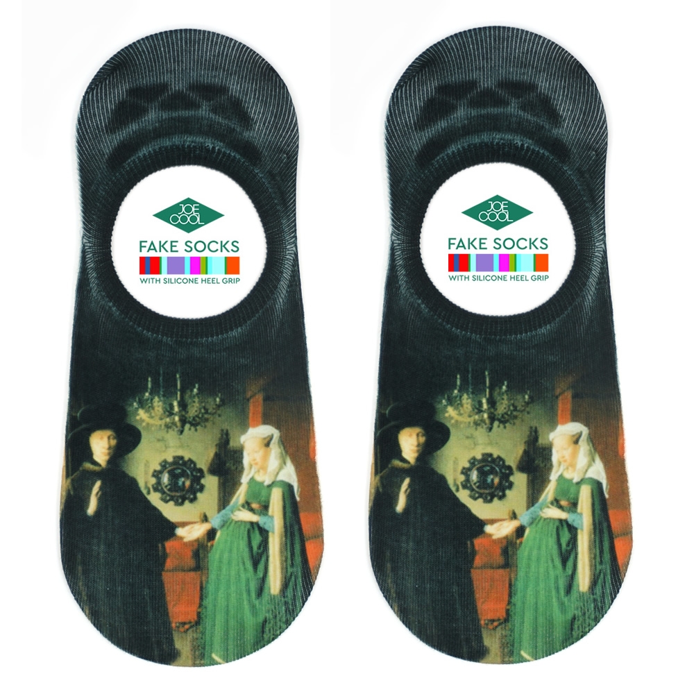 Socks no-show Van Eyck The Arnolfini Portrait multicoloured