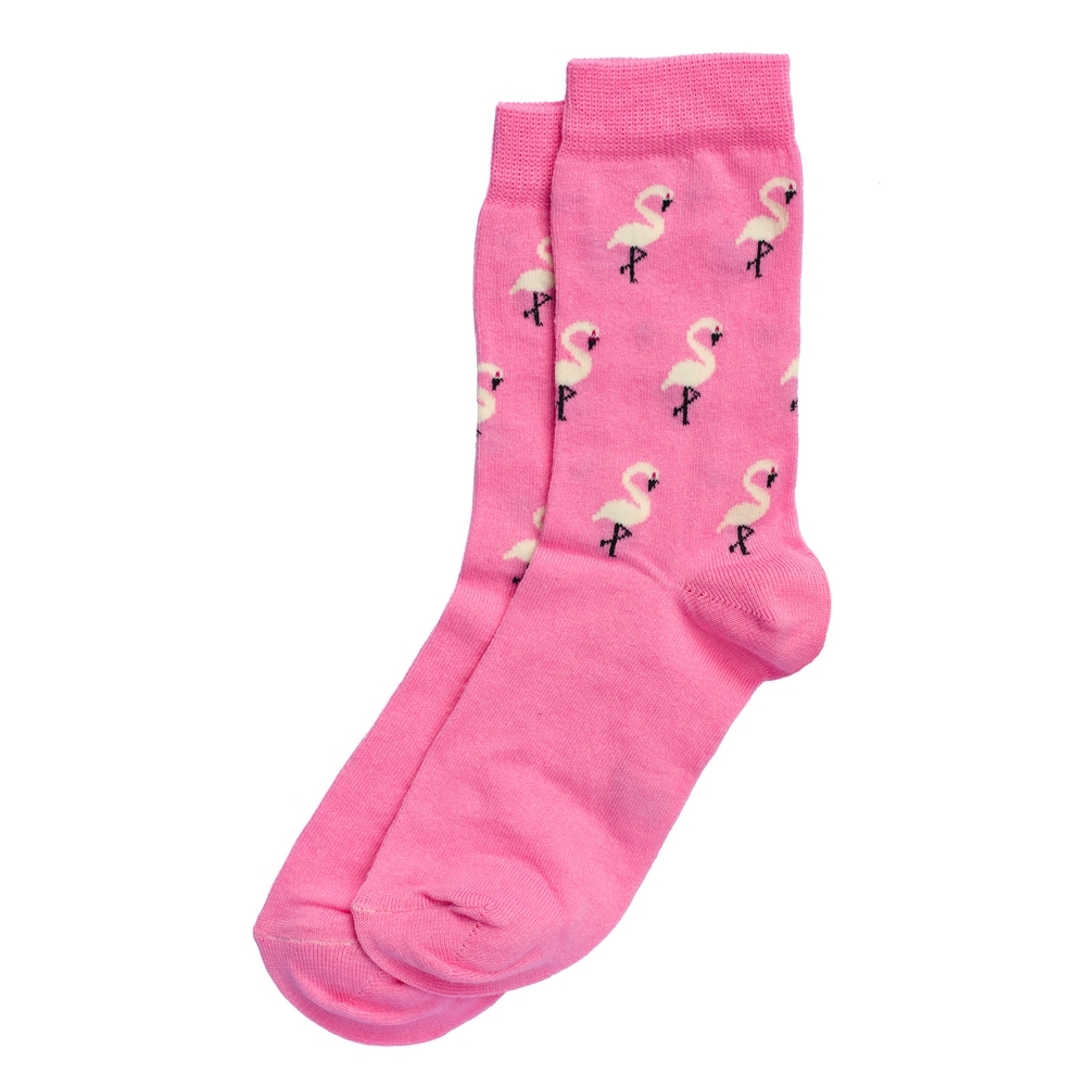 Socks cotton flamingo pink