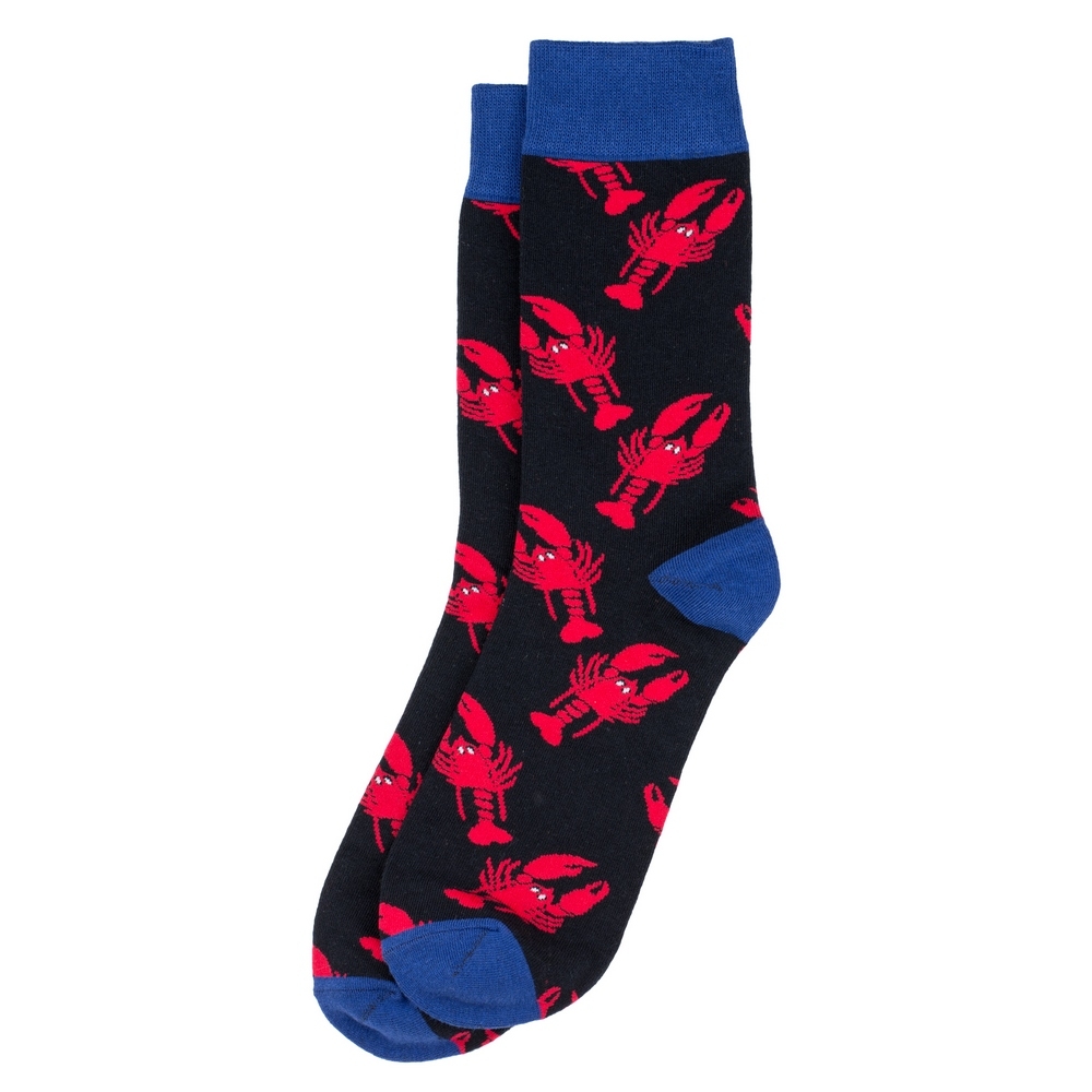 Socks cotton & spandex lobster black