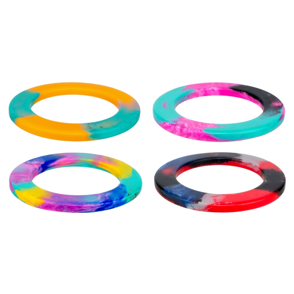 Bangle acrylic colour slice