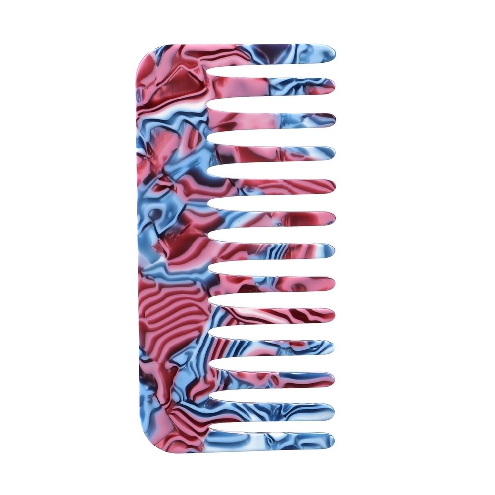 Hairwear cellulose comb psychedelic dream pink