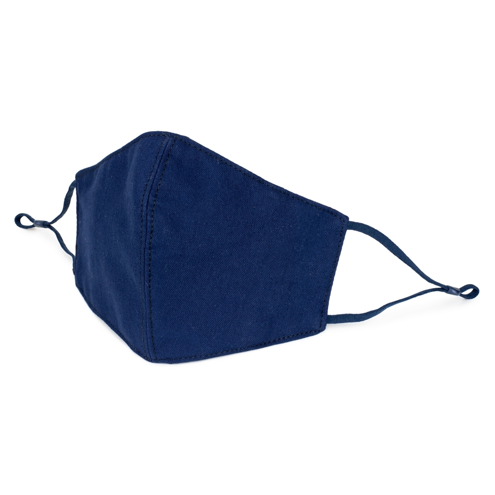 Face Mask cotton plain regular size navy