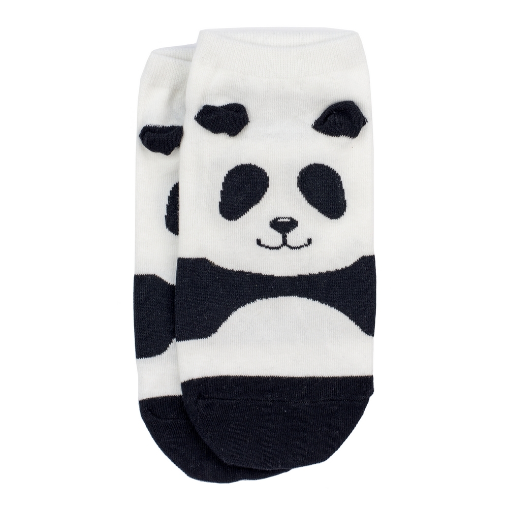 Socks cotton & spandex ankle panda multicoloured