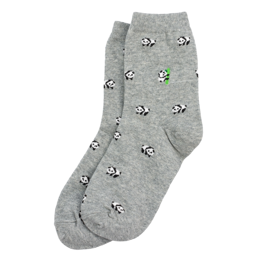 Socks cotton panda grey