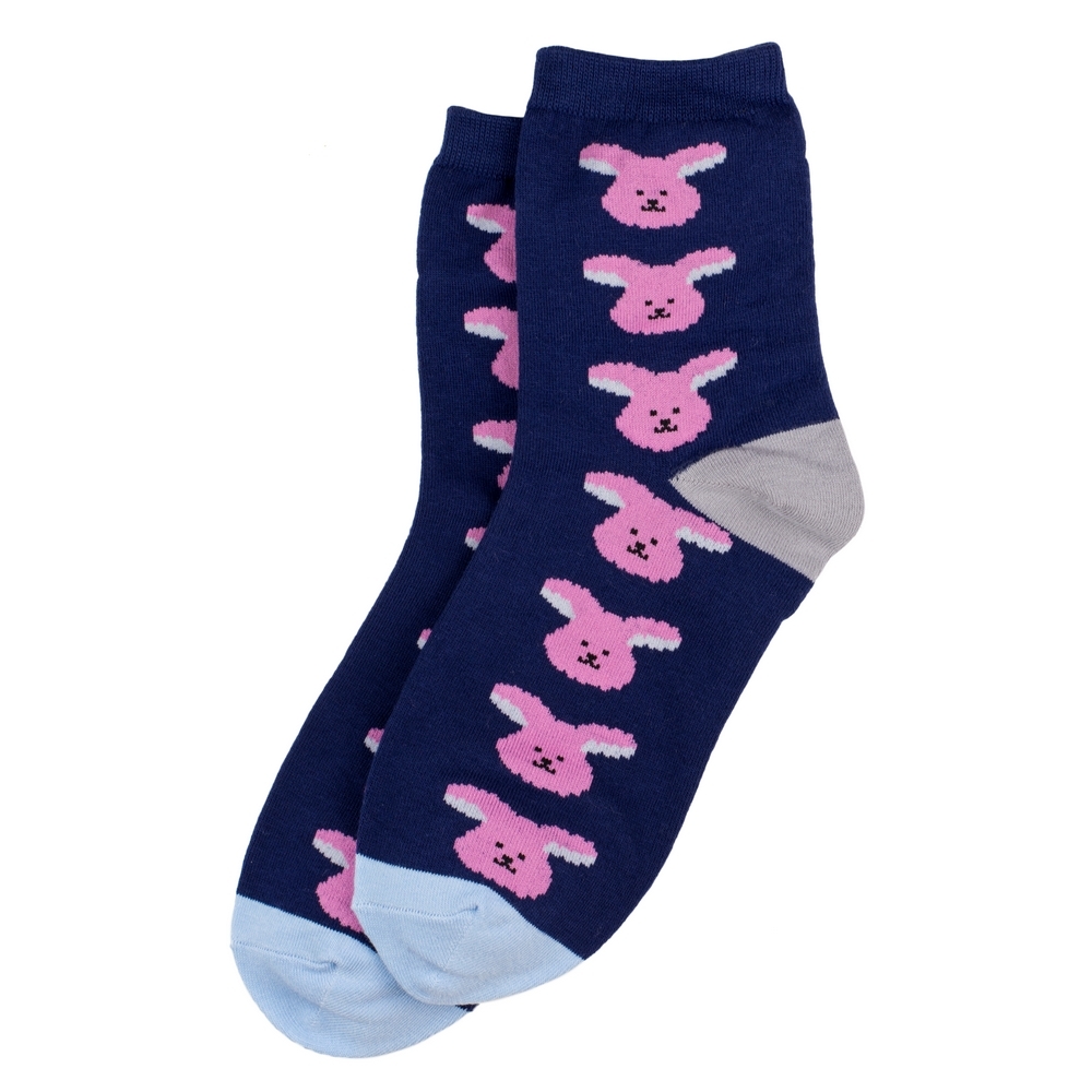 Socks cotton & spandex little bunny Navy