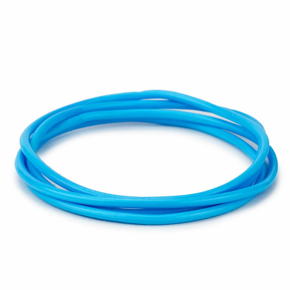 Bracelet silicon-like neon colours blue - Image 3