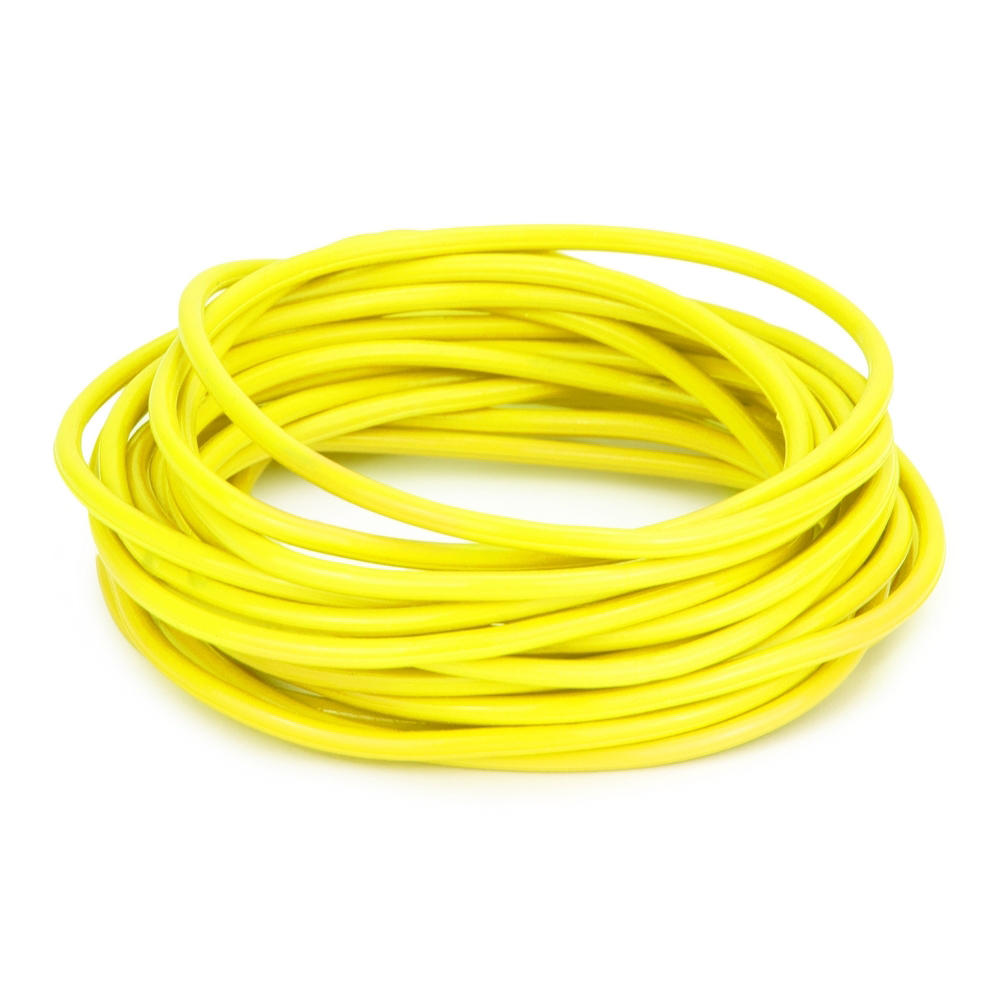 Bracelet silicon-like neon colours yellow