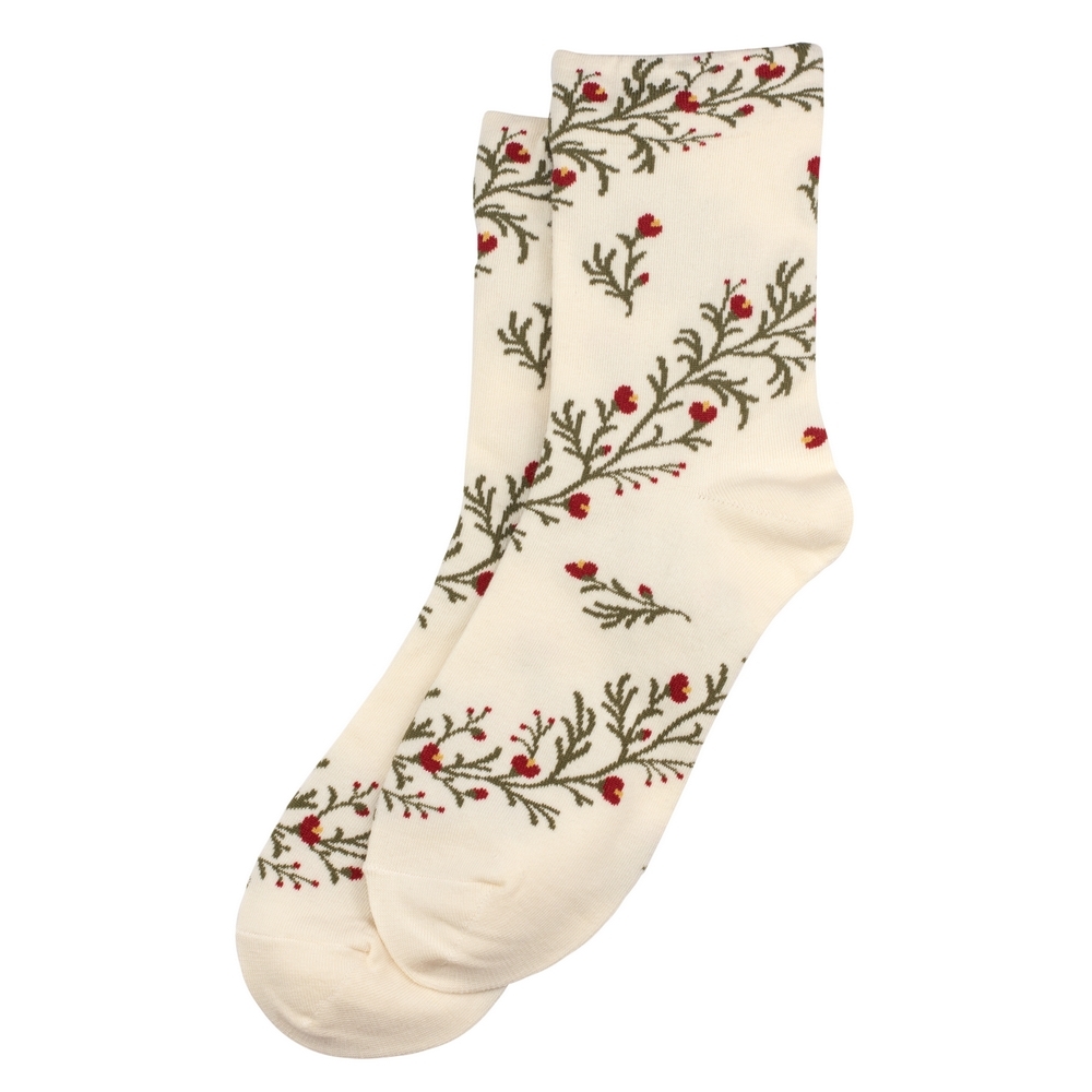 Socks cotton & spandex garland cream