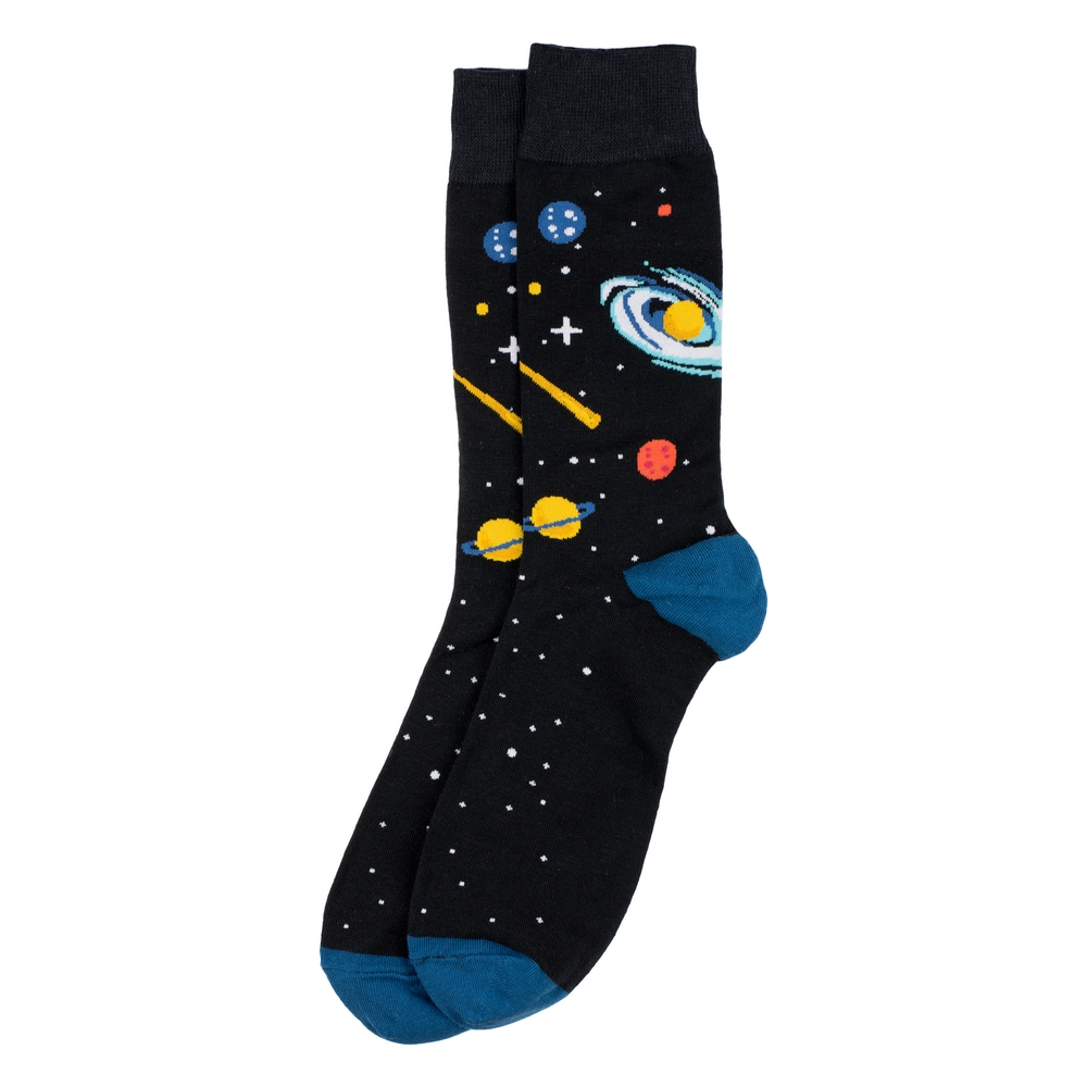 Socks cotton gents outer space black