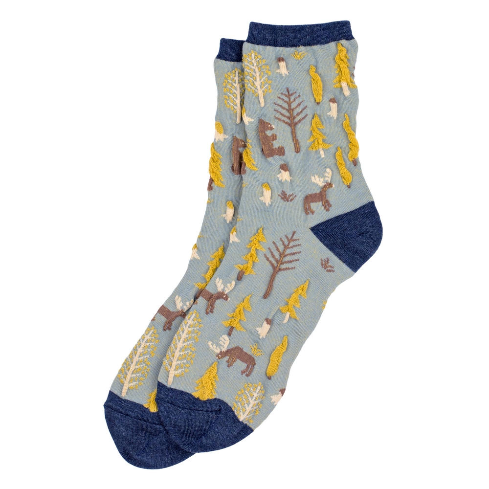 Socks cotton & spandex living forest grey