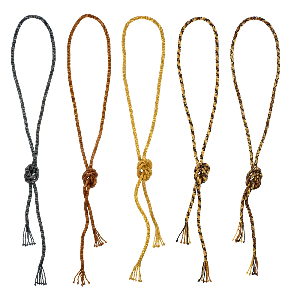 Necklace glass golden kurush