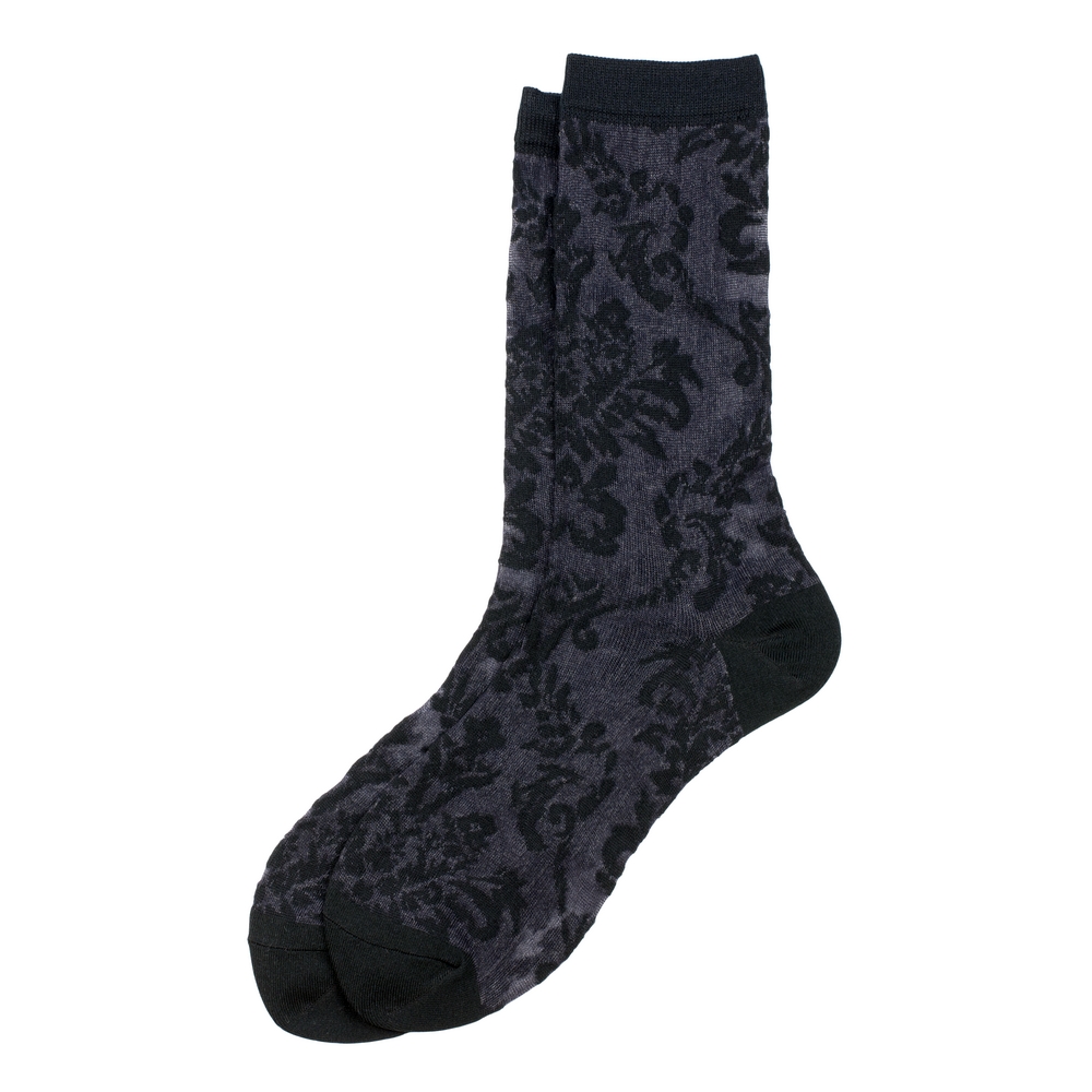 Socks sheer lace fantasia black