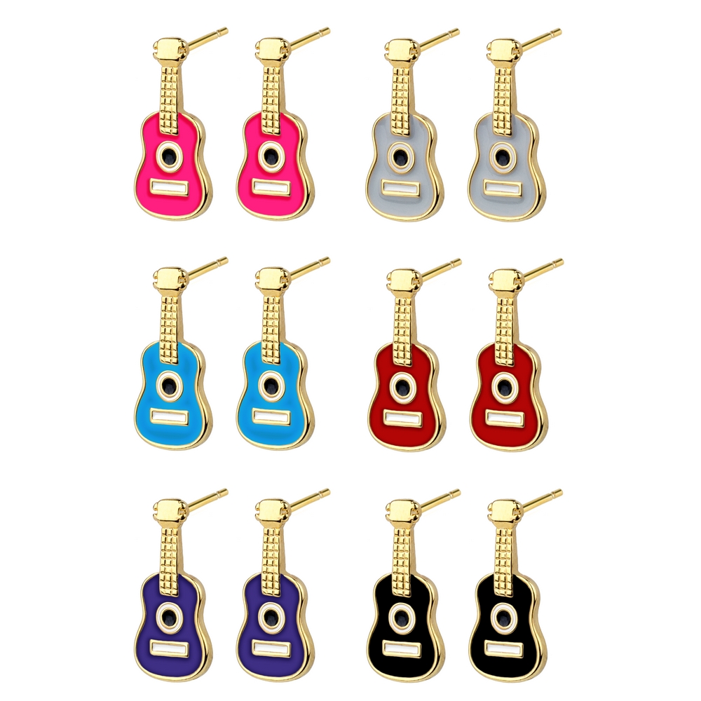Stud earring guitar