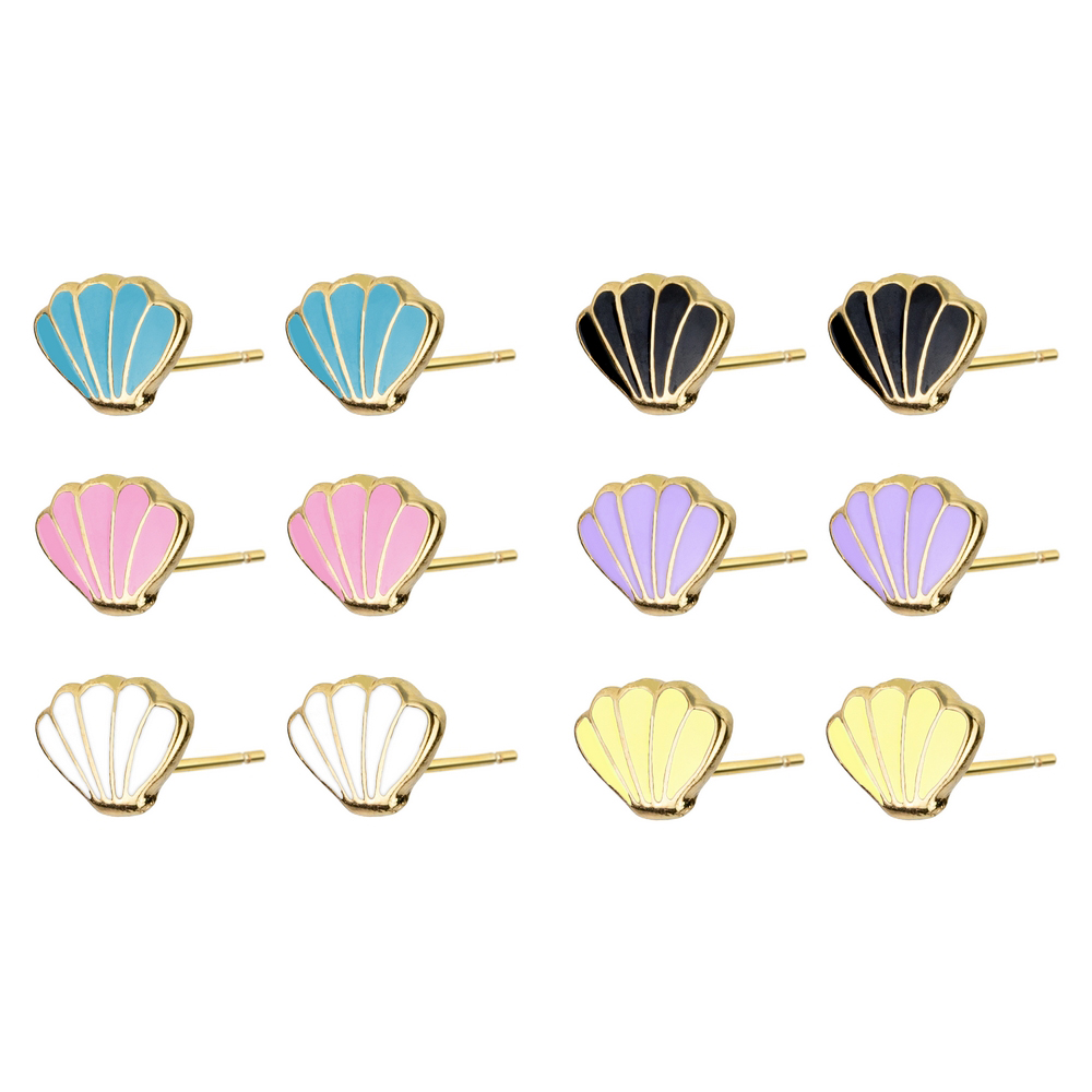 Stud earring seashell