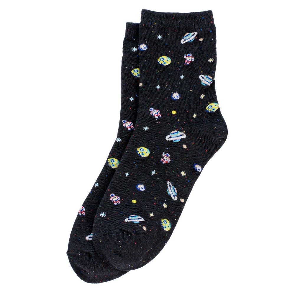 Socks cotton & spandex cosmos black