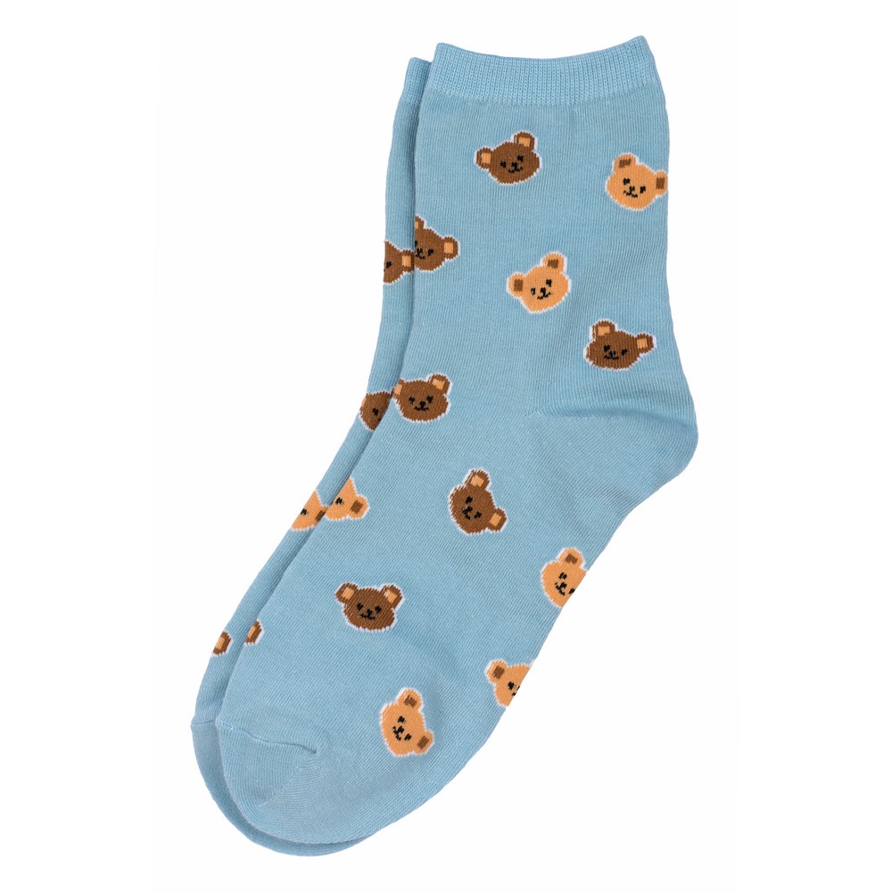 Socks cotton & spandex dream bear blue