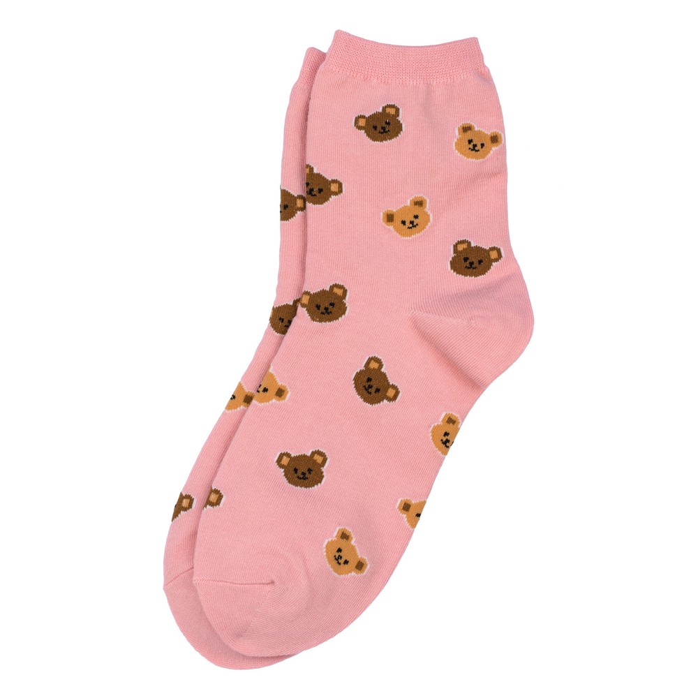 Socks cotton & spandex dream bear pink