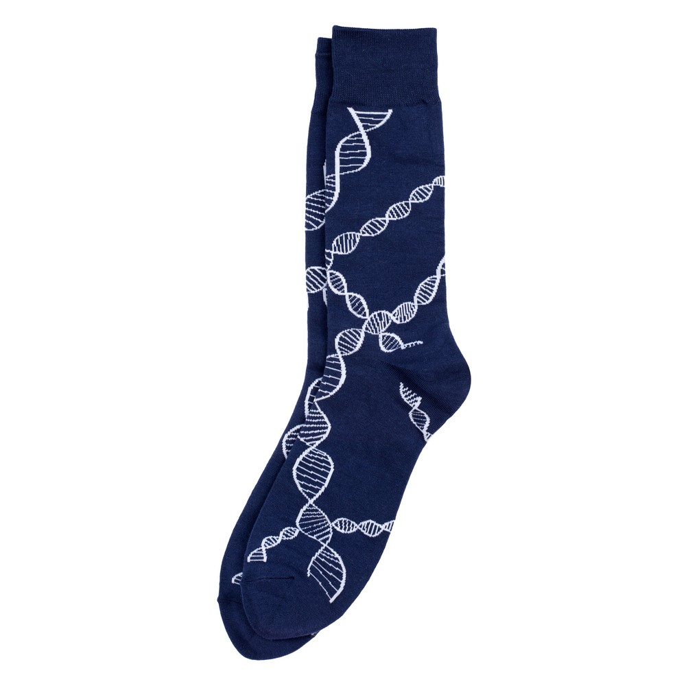Socks cotton & spandex gents DNA navy blue