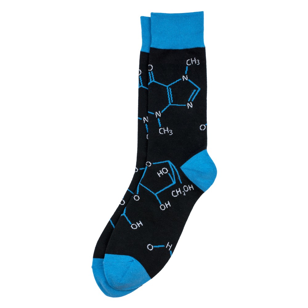 Socks cotton & spandex gents black coffee one sugar black