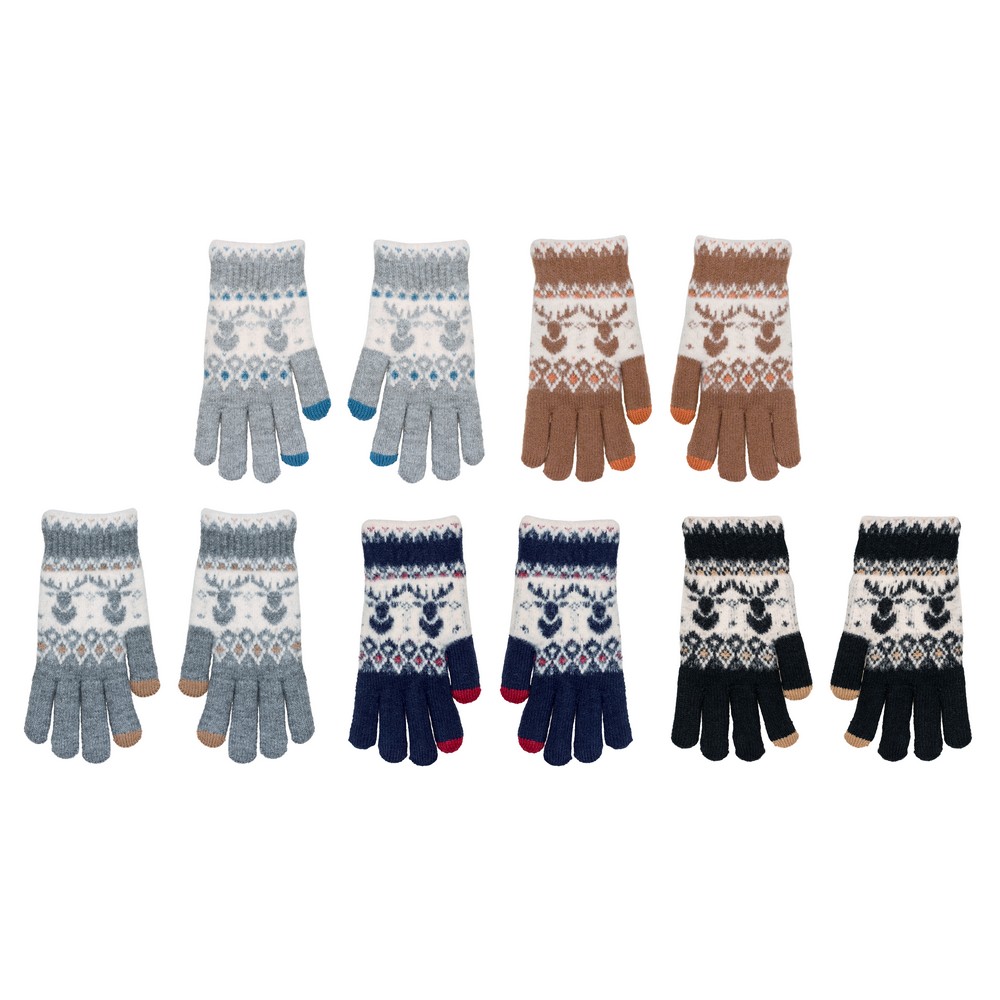 Gloves spandex scandi hearts