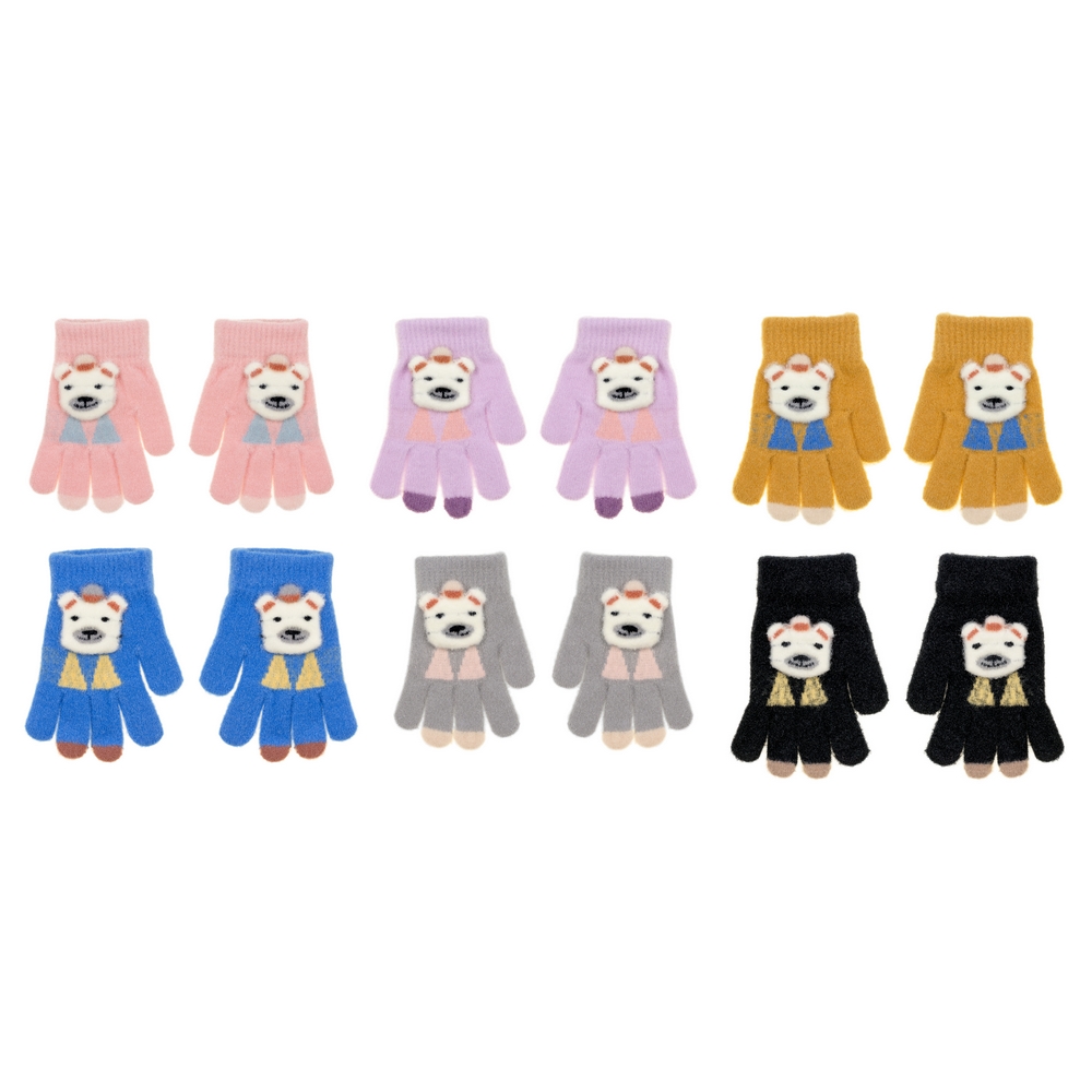 Gloves spandex teddy bears picnic 3.-6