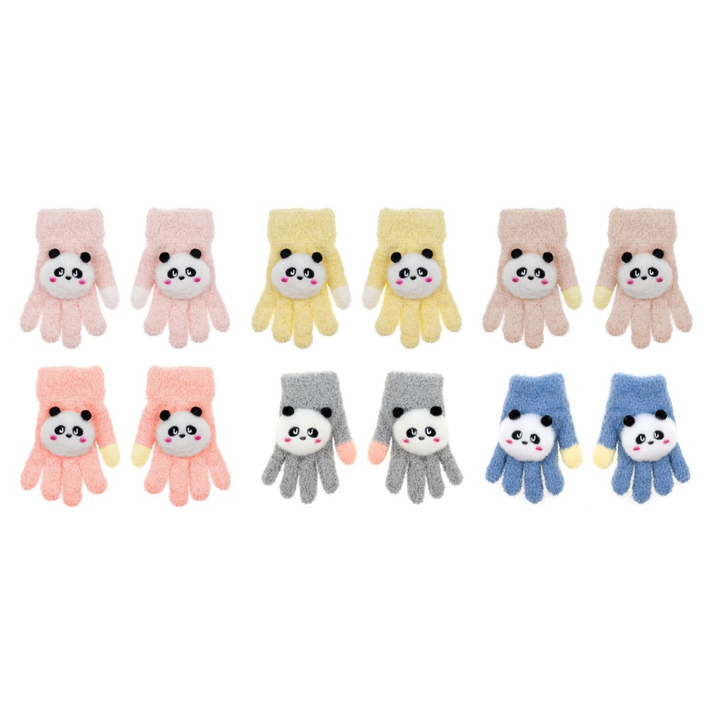 Gloves spandex panda head age 3-6