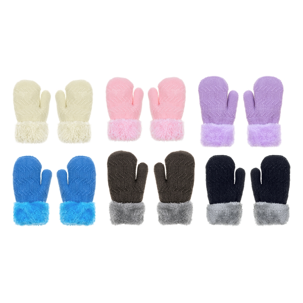 Gloves spandex plain mitten age 1-3