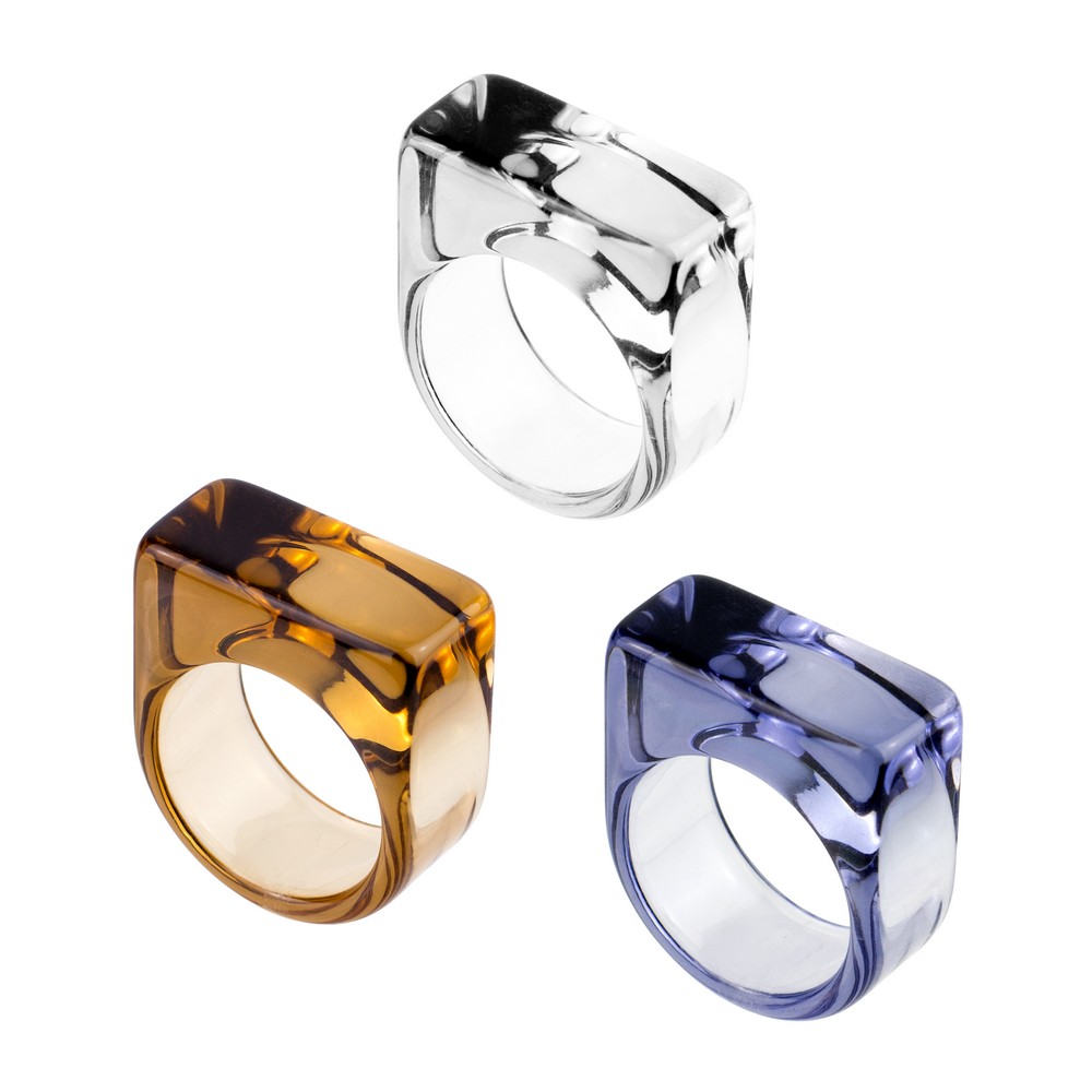Ring acrylic block slice