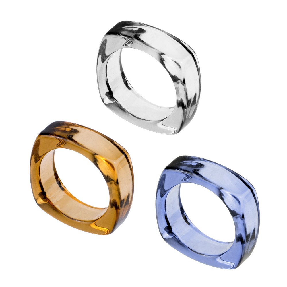 Ring acrylic square band